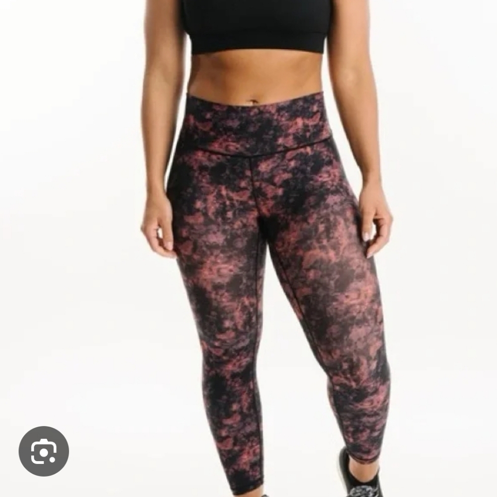ZYIA Smoky Red Hendrix Luxe Leggings Sz 4